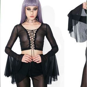 ClubExx - Twilight Skies Mesh Top